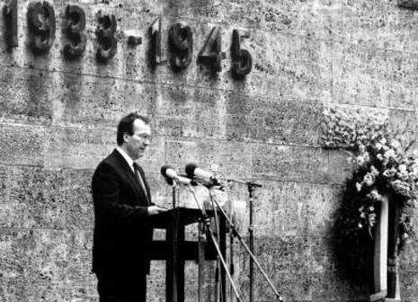 Gedenkfeier, Gedenkstätte Plötzensee, Berlin, 20.07.1983