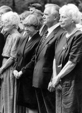 Gedenkfeier, Gedenkstätte Plötzensee, Berlin, 20.07.1995